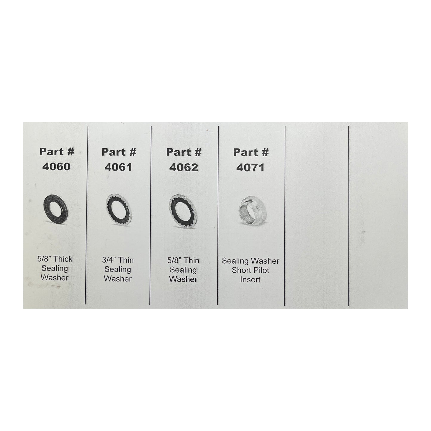 24 Piece GM Sealing Washer Assortment