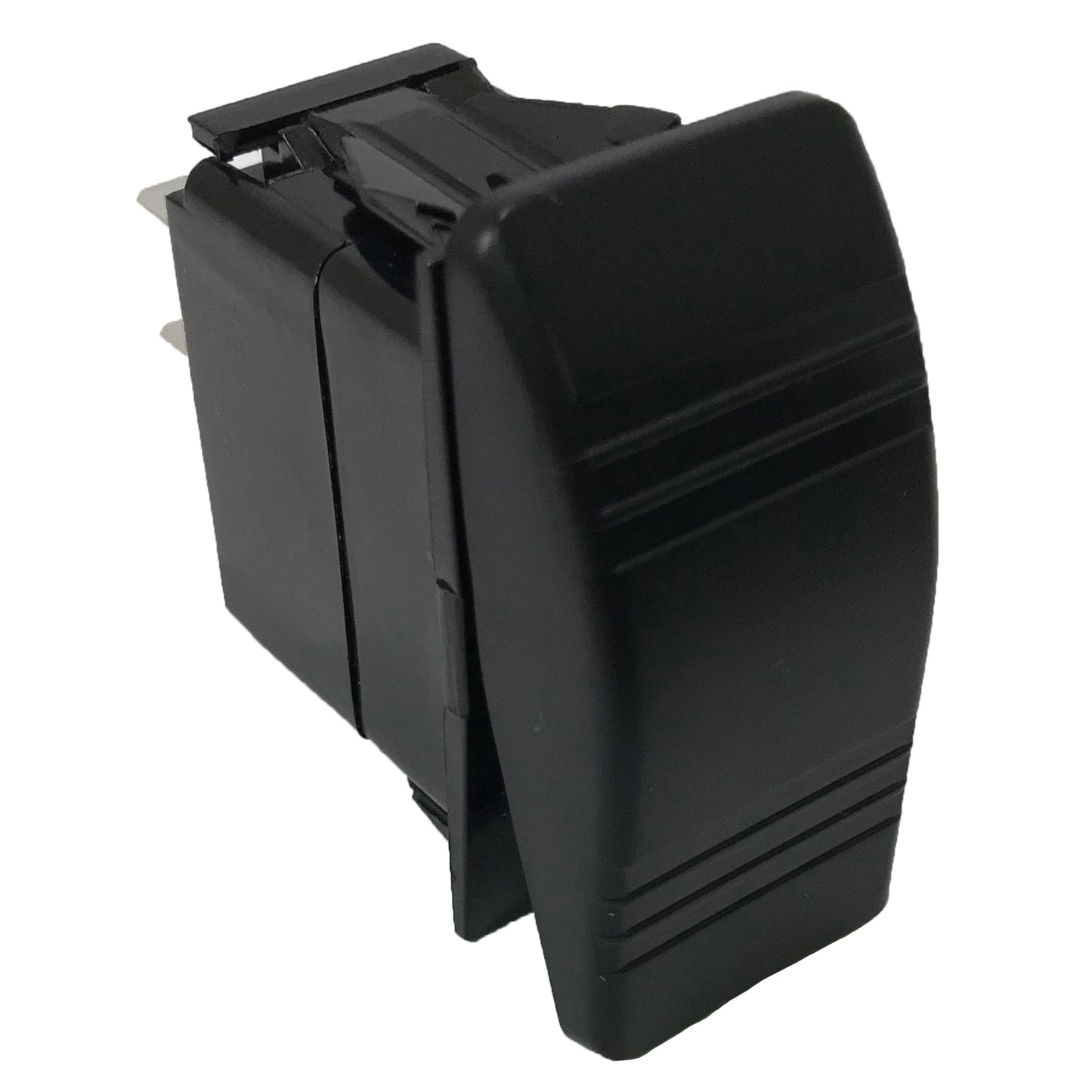 Black Non-Illuminated Panel Mount Switch - 2 Pin ON / OFF