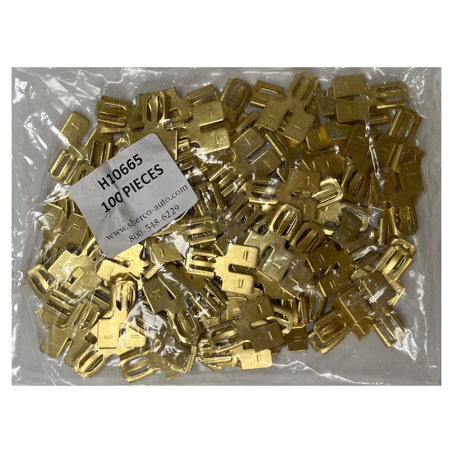 3-Way Connector Adapter 1/4 Inch Tab - 100 Pack