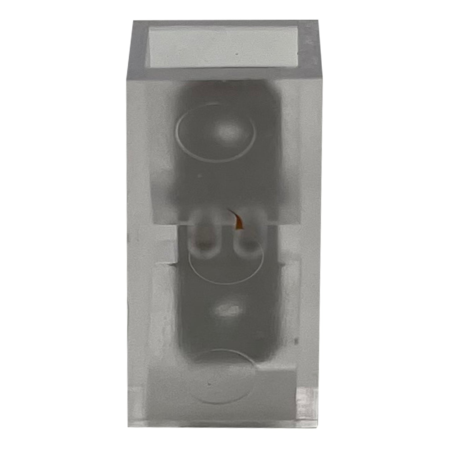 Insulated 1/4 Inch Double Male Connector Adapter - 100 Pack