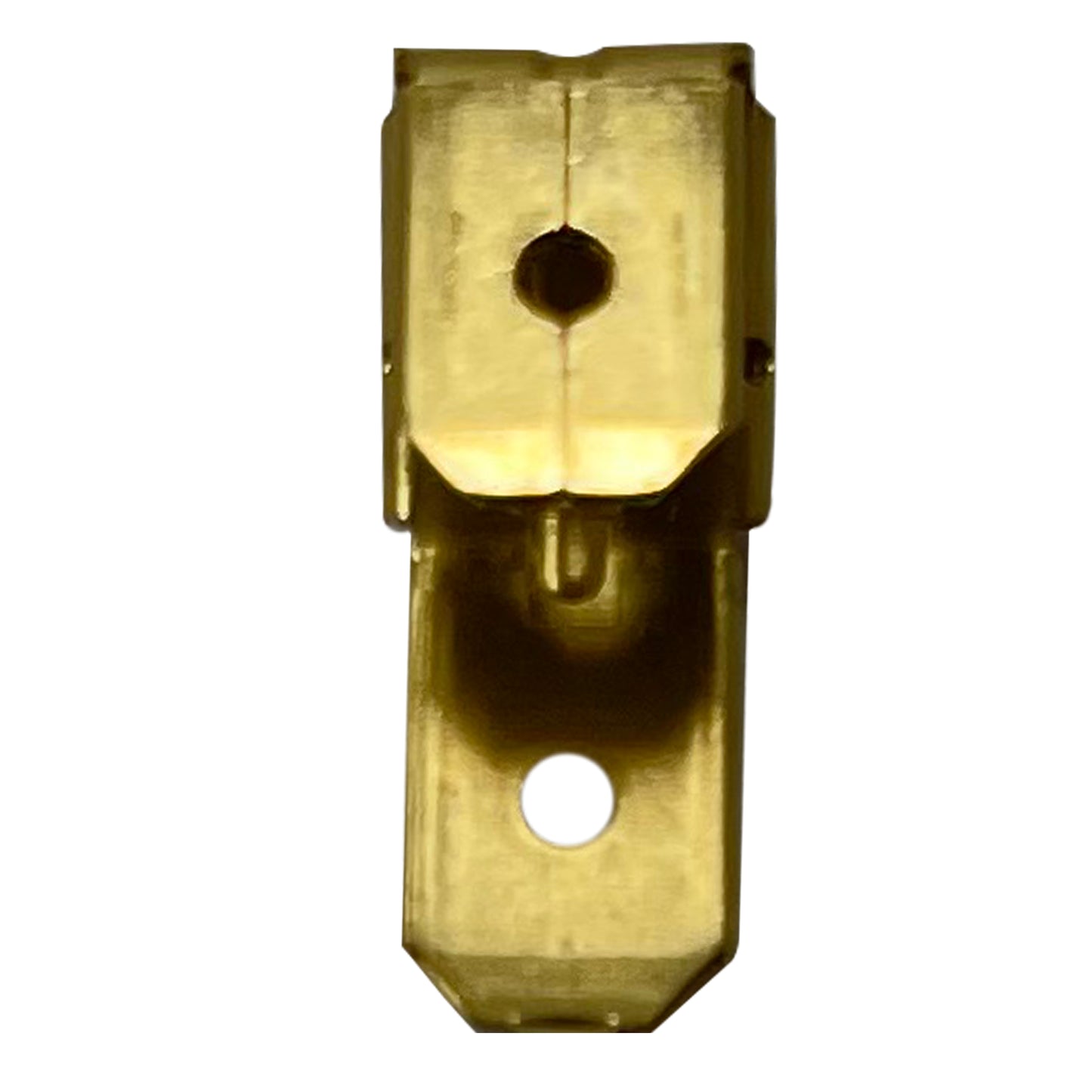 Double Male Single Female Connector Adapter 1/4 Inch Tab - 100 Pack