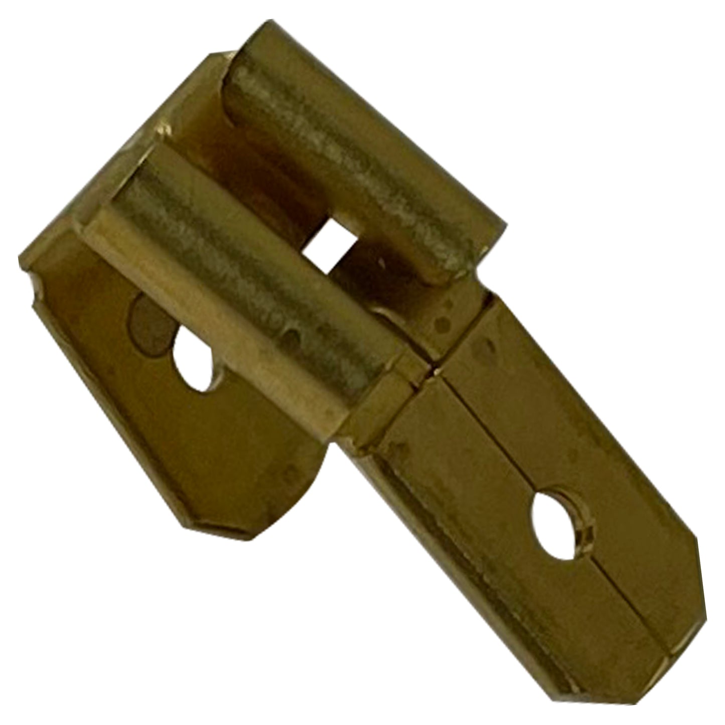 Double Male Single Female Connector Adapter 1/4 Inch Tab - 100 Pack