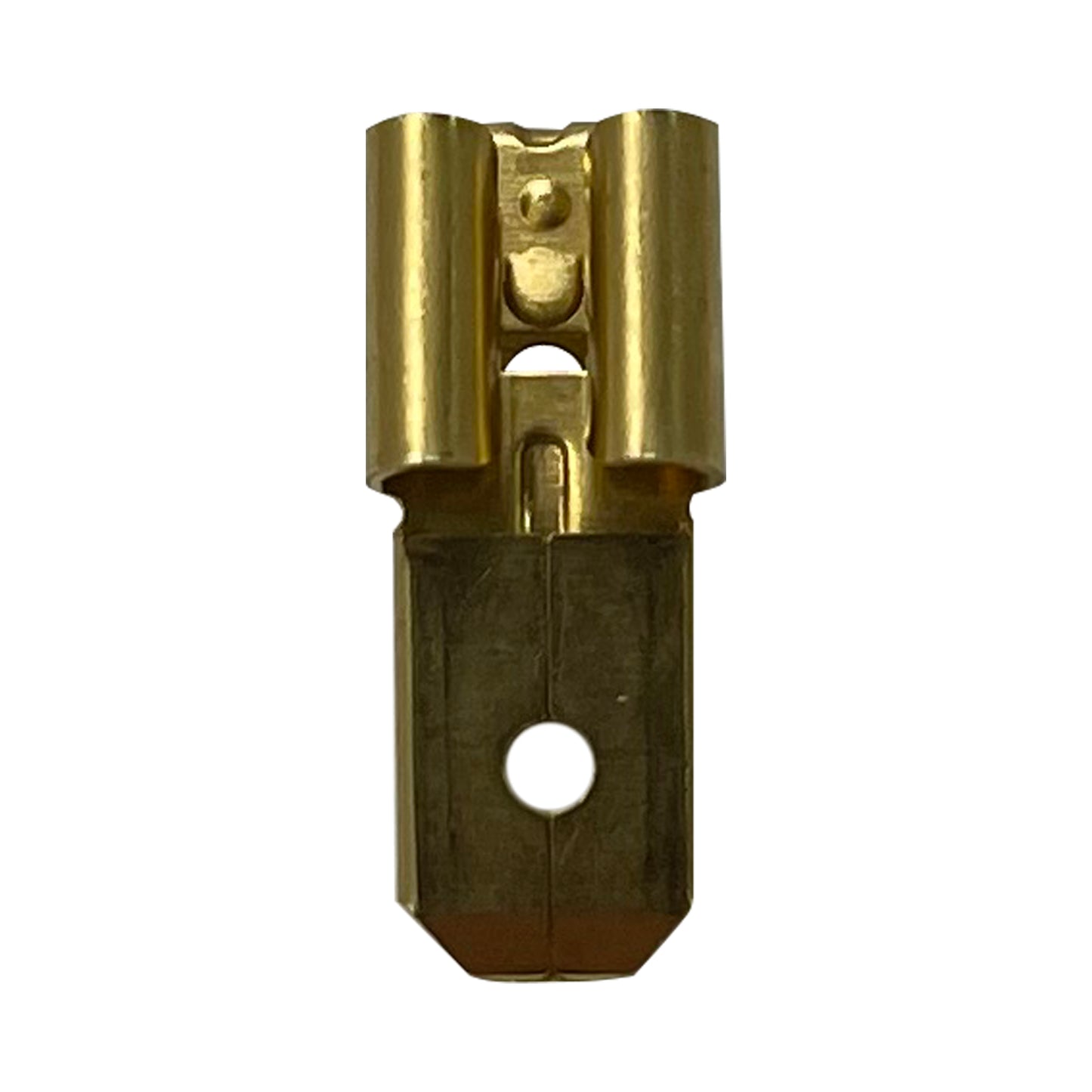 Double Male Single Female Connector Adapter 1/4 Inch Tab - 100 Pack