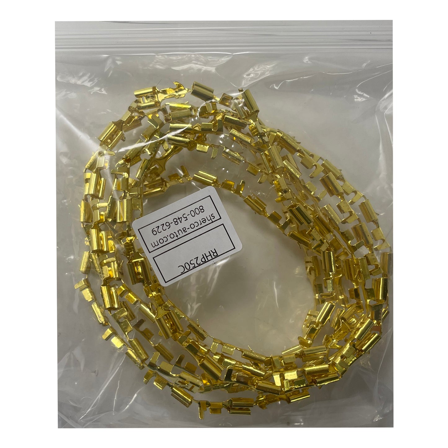 Female Relay Terminal With Locking Tang 1/4" Inch Tab - 100 pack