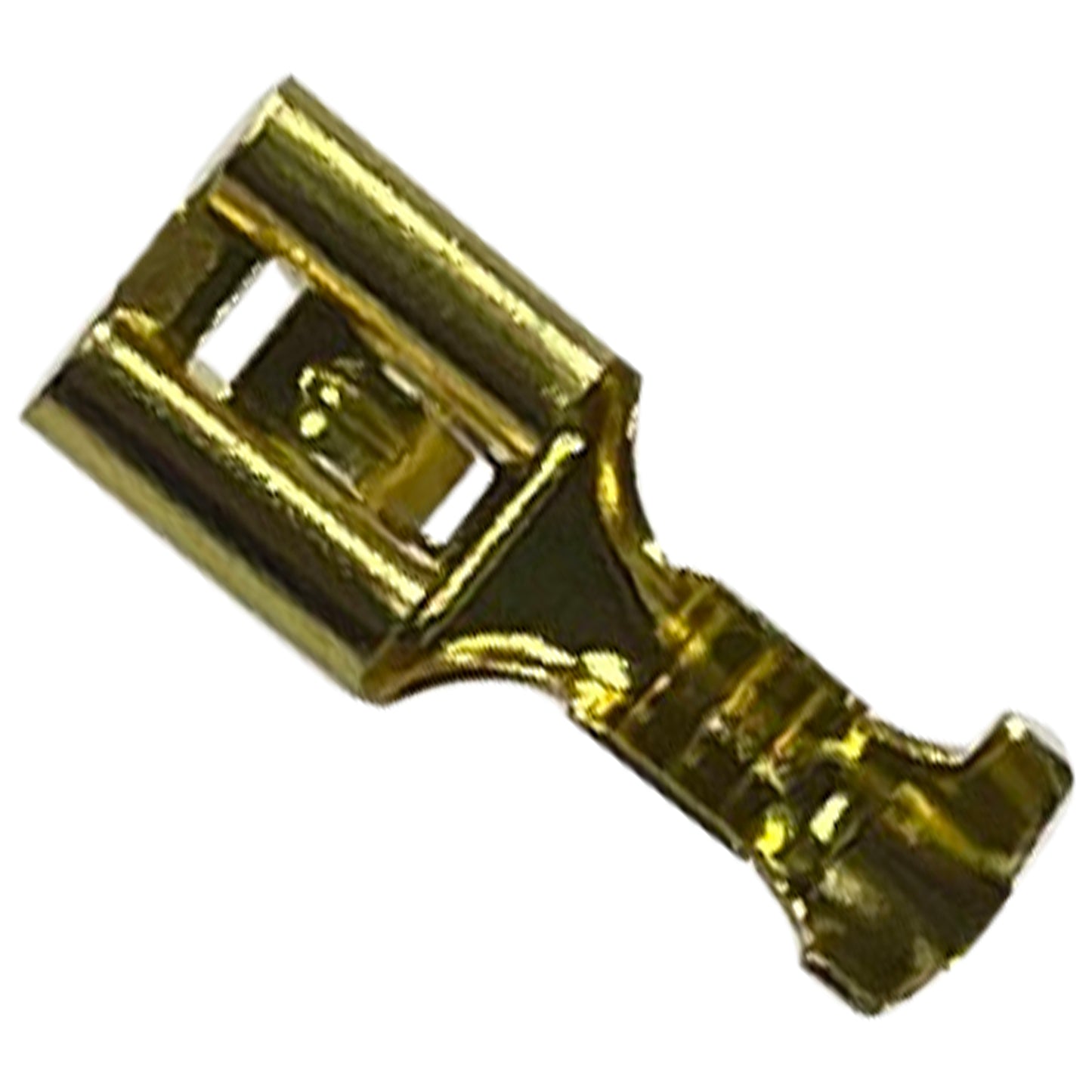 Female Relay Terminal With Locking Tang 1/4" Inch Tab - 100 pack