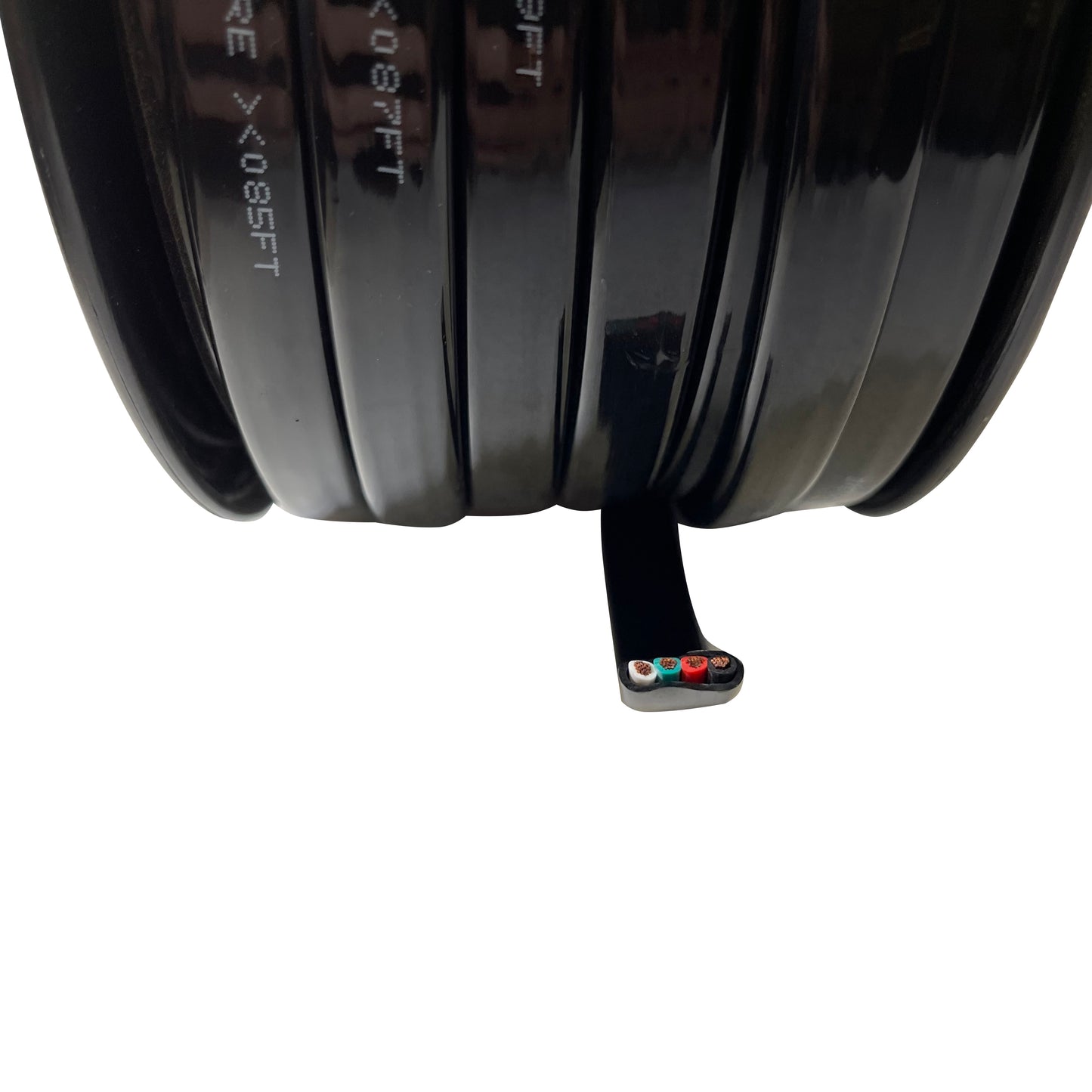 Jacketed Primary Wire 4 Conductor 14 AWG All Copper Black / Green / Red / White - 100 FT