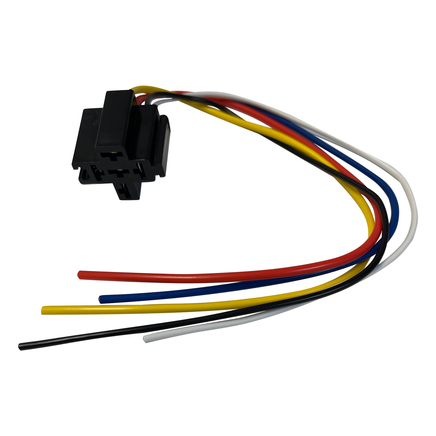 Interconnecting 5 Pin 12V Relay Switch 40 Amp Fuse W/ 12" Inch 5 Wire Harness