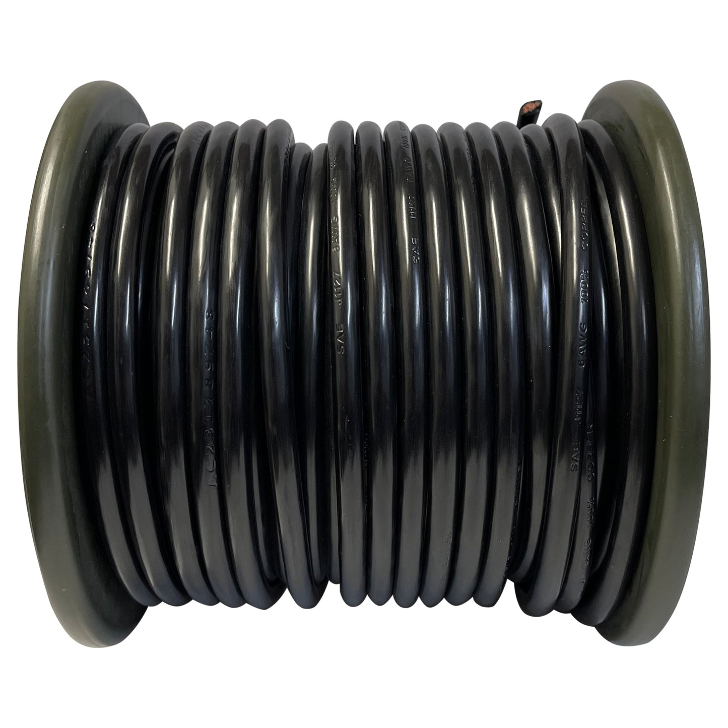 50 FT Spool Black 6 AWG Gauge Battery Cable Switch Starter & Ground Wire