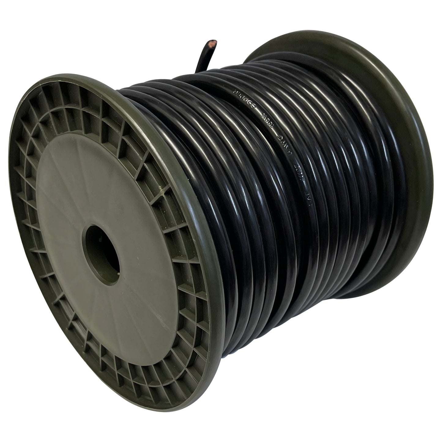50 FT Spool Black 6 AWG Gauge Battery Cable Switch Starter & Ground Wire