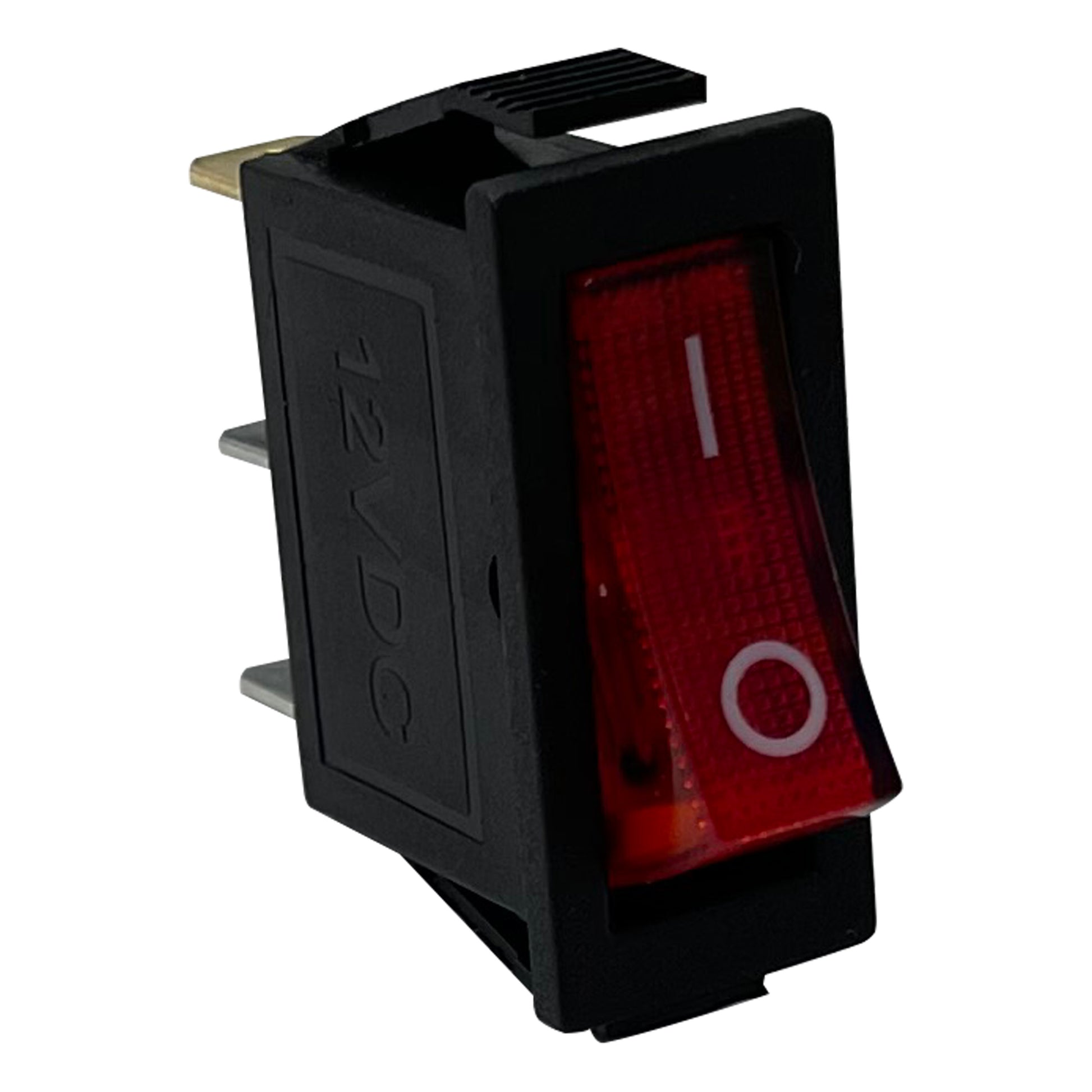 Universal Red Illuminated Rocker Switch ON / OFF SPST - 20 Amps @ 12 Volt