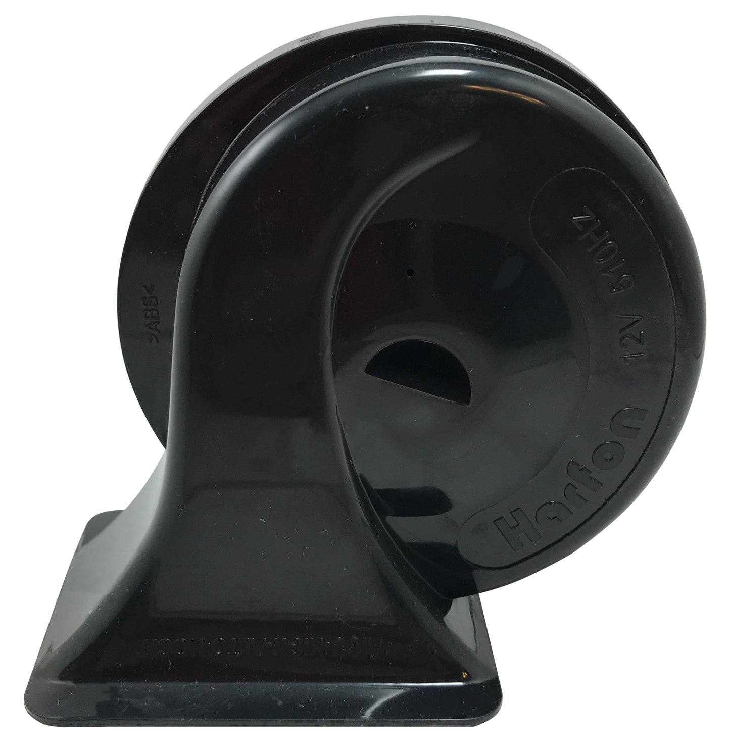 Harfon Universal Loud 12V Black Snail Electric Air Horn Set Kit High 510 Hz Low 410 Hz 115 Db