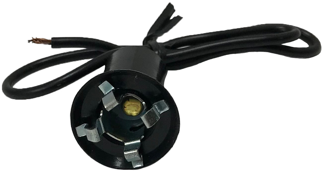 (4) Interior Door Light Bulb Socket Standard S-56 Lamp Pigtail Repair Assembly