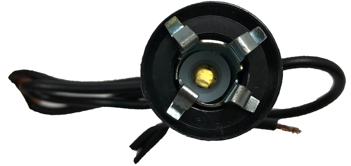 (4) Interior Door Light Bulb Socket Standard S-56 Lamp Pigtail Repair Assembly