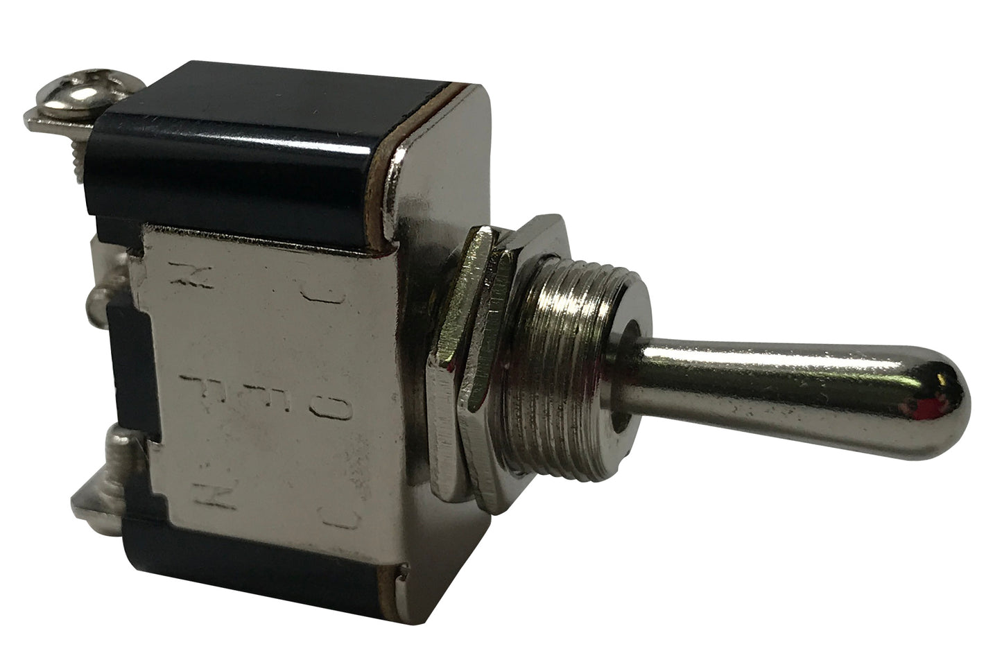 Heavy Duty Flash/Off/Flash Metal Toggle Switch Momentary ON / OFF / MOM ON - 25 Amp @ 12 Volt