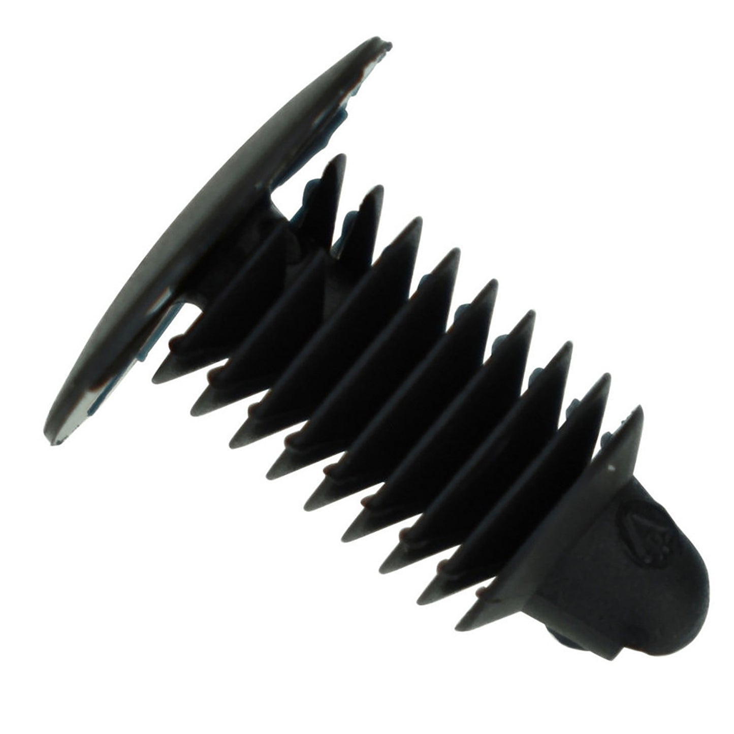 Black Nylon Weatherstrip Clip Retainers - 13/64" Hole - 11.5 MM Stem - 10 MM Head - 50 Pack