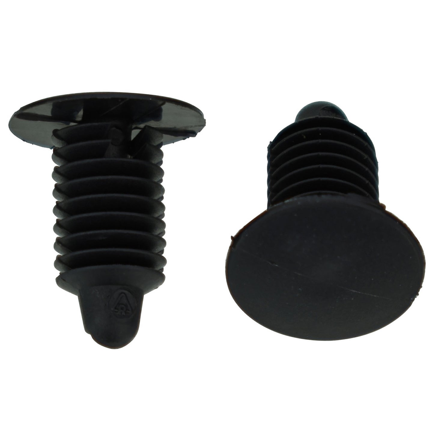 Black Nylon Weatherstrip Clip Retainers - 13/64" Hole - 11.5 MM Stem - 10 MM Head - 50 Pack
