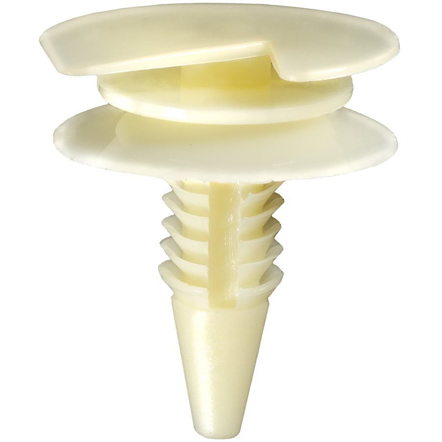Natural Nylon Door Trim Panel Clip Retainer - 1/4" Hole 29/32" Stem 29/32" Head - 50 Pack