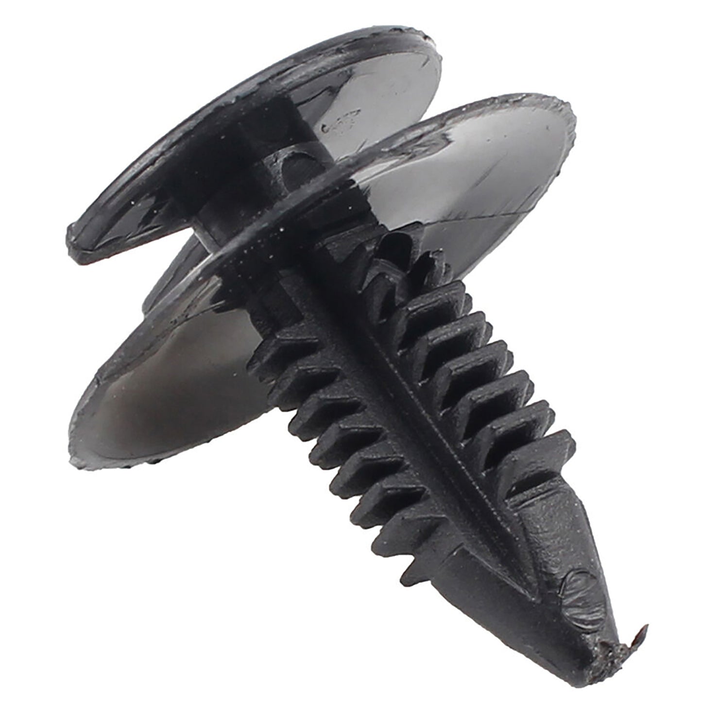 Black Nylon Door Trim Panel Clip Retainer - 7 MM Hole 18 MM Stem 13 MM Head - 25 Pack