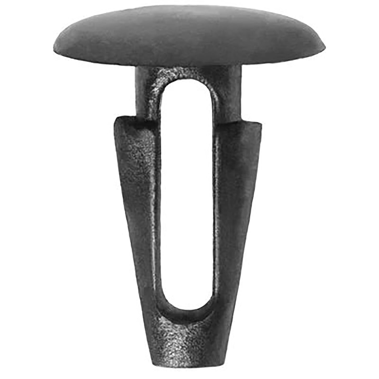 Black Nylon Retaining Clips - 5 MM Hole - 15 MM Stem - 13 MM Head - 25 Pack