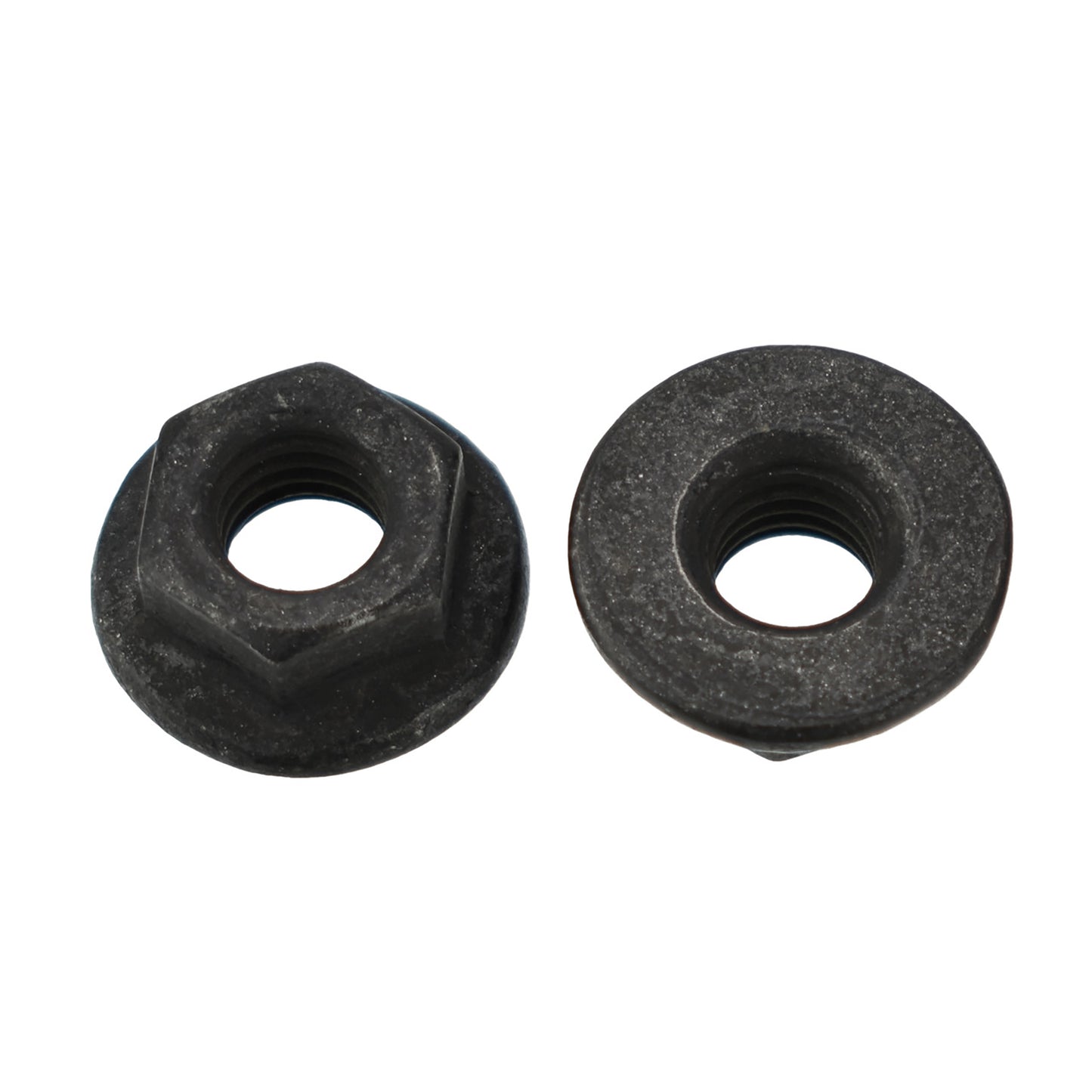 Black Metric Hex Flange Nuts - 5 - 0.8 MM Screw Size - 8 MM Hex - 11.8 MM O. D. - 50 Pack