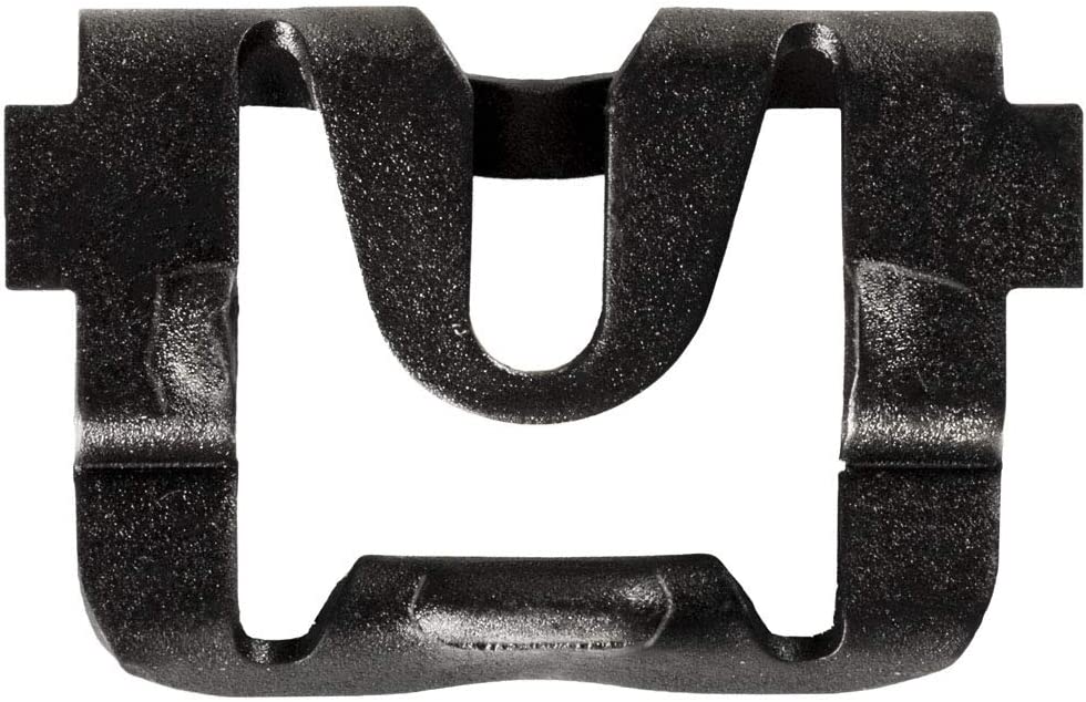 Black Rear Window Reveal Moulding Retainer Clips - 17.5 MM Width 23.25 MM Length - 100 Pack