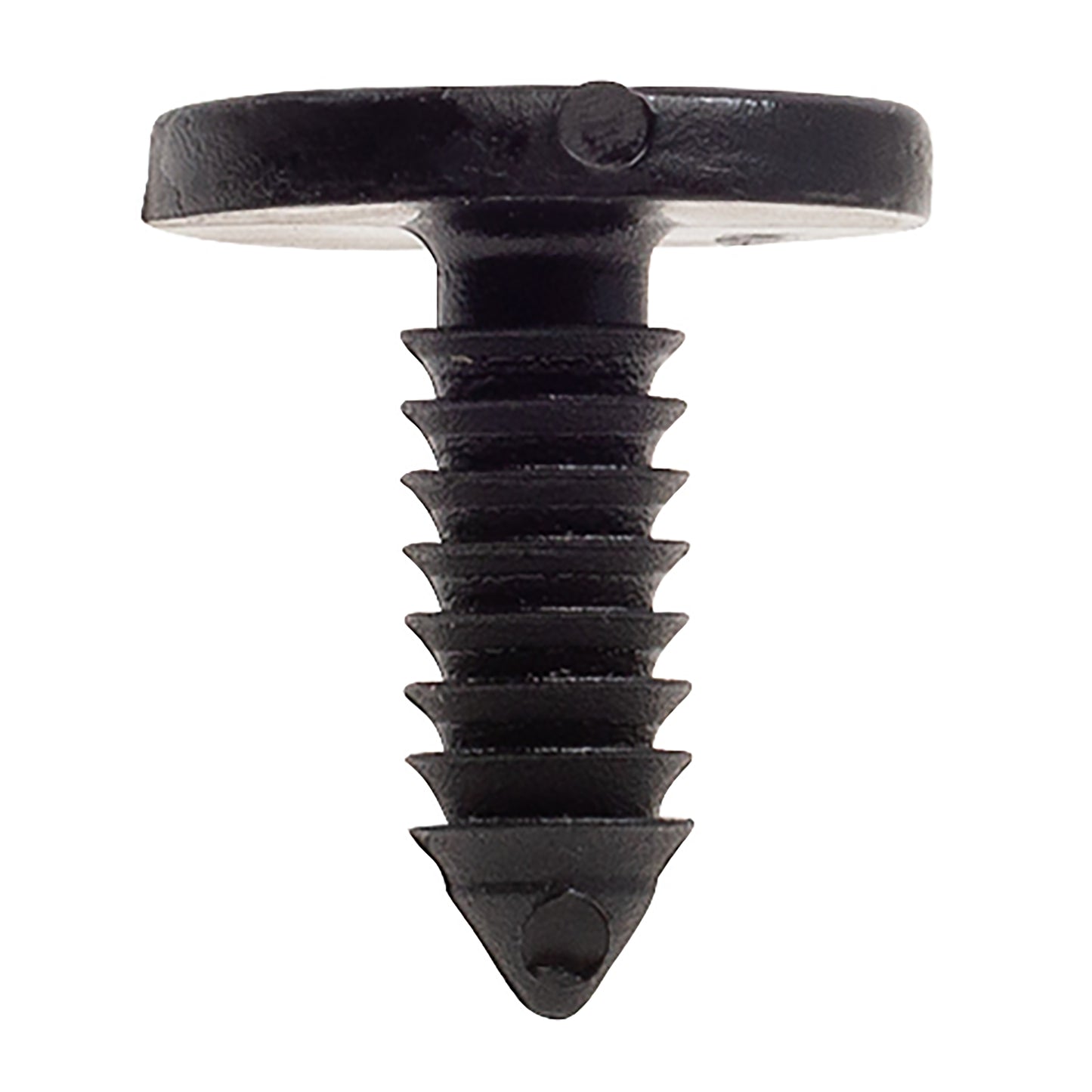 Black Nylon Weatherstrip Retainer Clips - 1/8" Hole - 13/32" Stem - 3/8" Head - 100 Pack