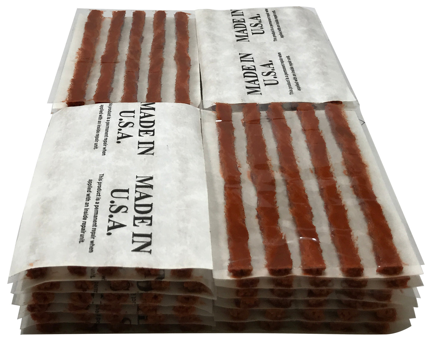 Western Weld 120 Piece Orange 4" Tire Repair Plug Self Vulcanizing Tubeless Insert String - USA