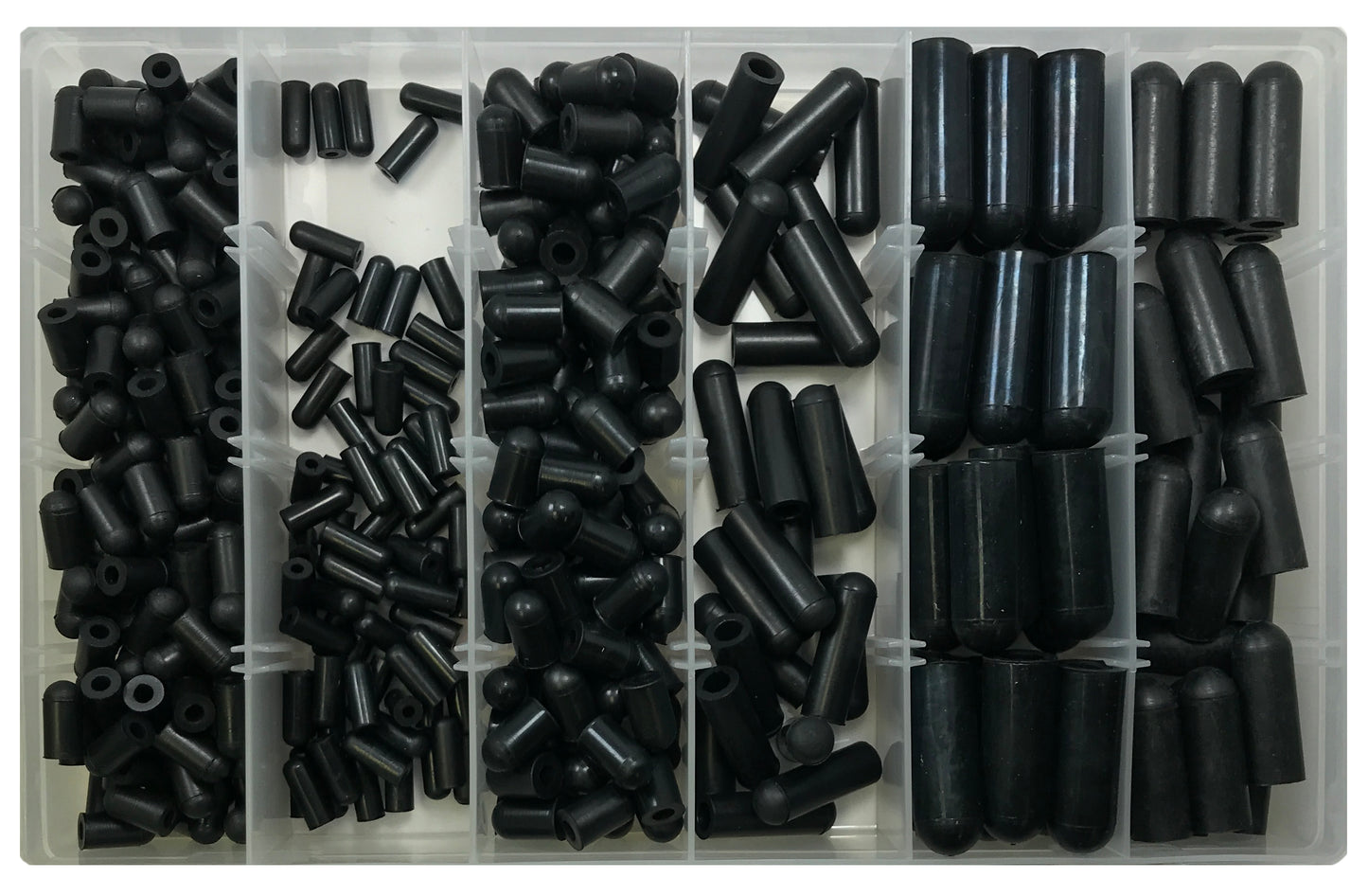385 Piece Large Rubber Carburetor & Vacuum Cap Assortment Kit