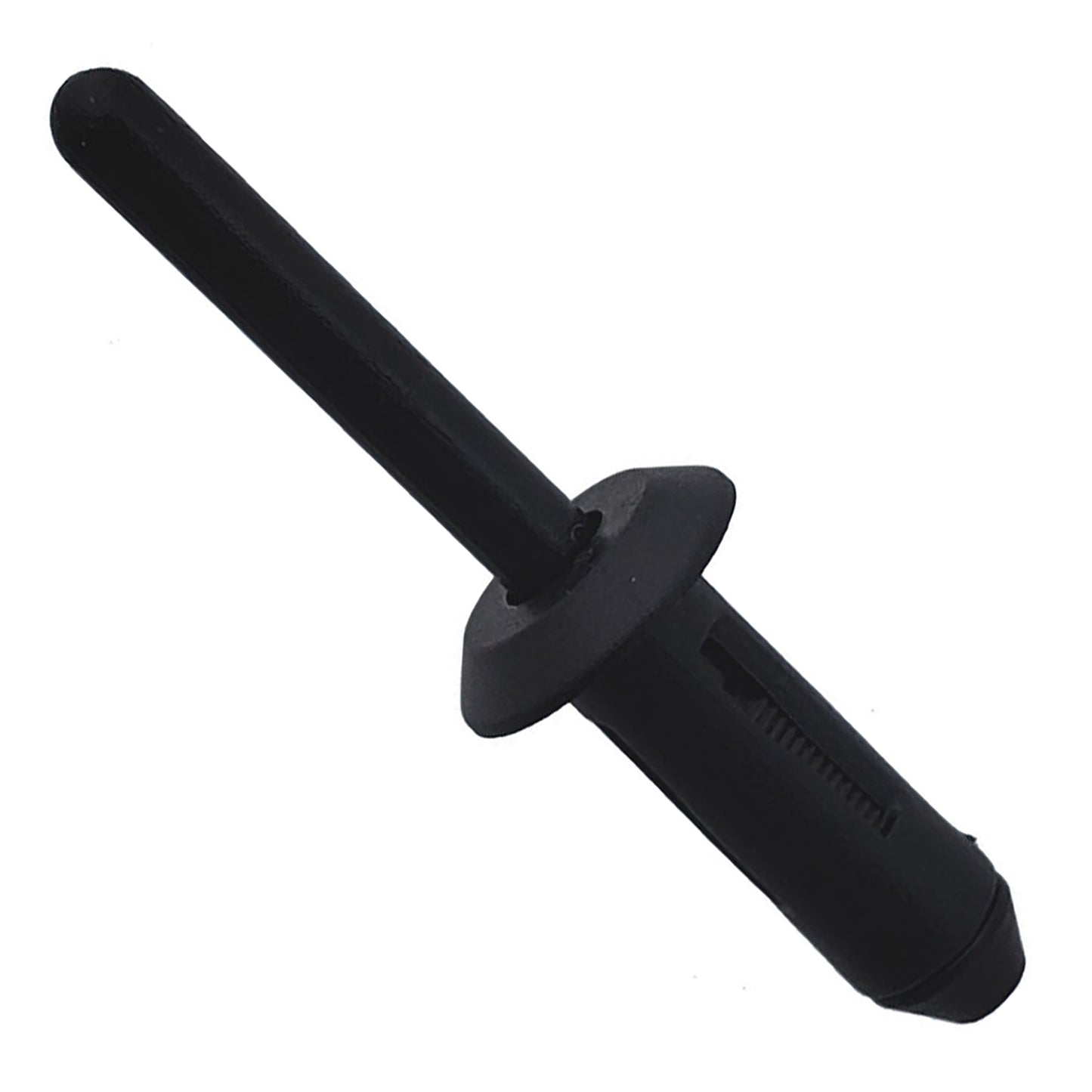 Black Nylon Blind Rivet Mandrel Retainer - 17/64" Dia. - 1/2" Flange - 25 Pack