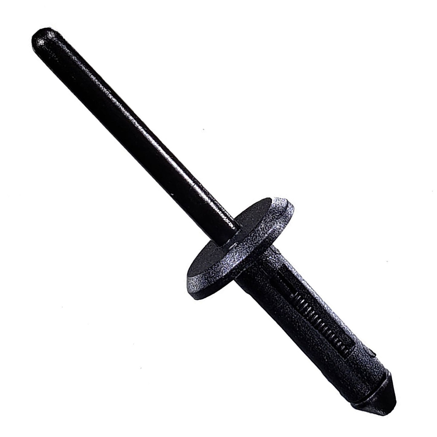 Black Nylon Blind Rivet Mandrel Retainer - 13/64" Dia. - 15/32" Flange - 25 Pack
