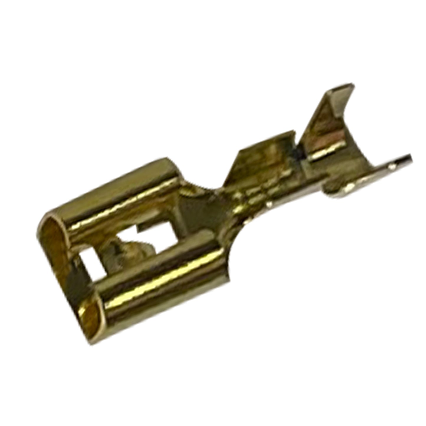 Female Relay Terminal With Locking Tang 1/4" Inch Tab - 100 pack