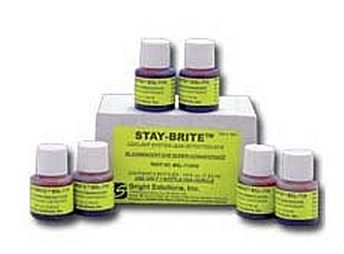 Stay-Brite BSL-719006 Coolant System Leak Detection Dye 6 PK 0.25 fl oz bottles