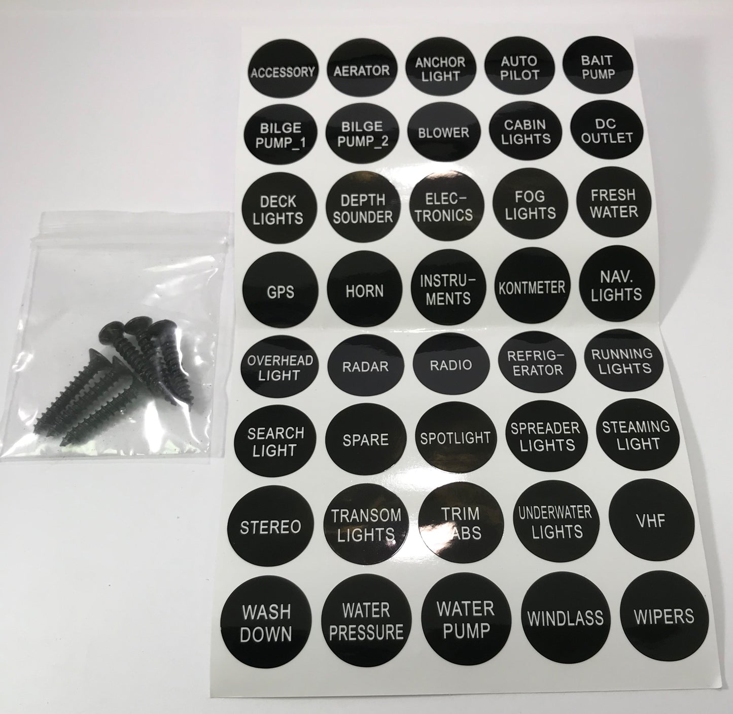 6 Position Waterproof Rocker Switch Panel With Circuit Protection