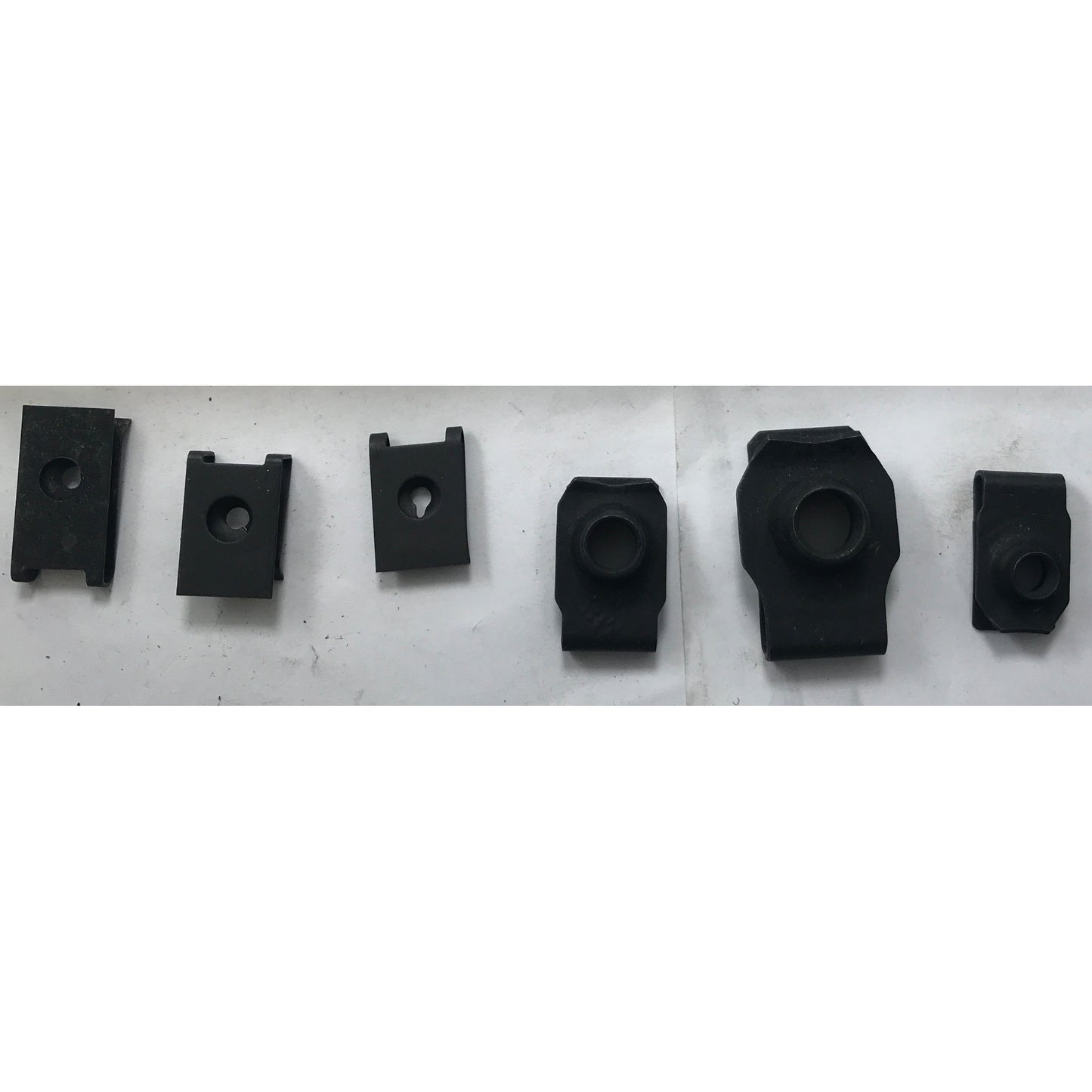 54 Piece Black Phosphate Finish U Nut Speed Nut U Clip GM Assortment Kit