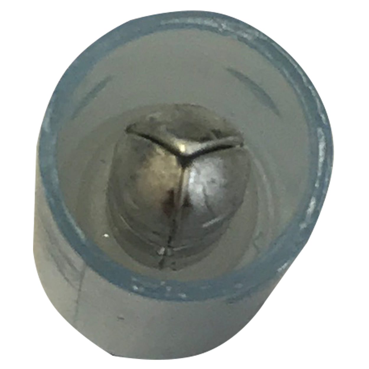 Waterproof Nylon Fully Insulated Blue Male Connector 14 Gauge .157 Bullet - 25 Pack