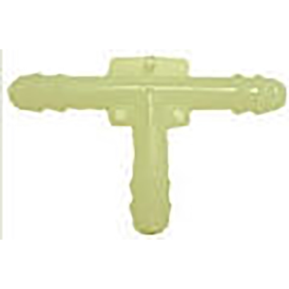 Vacuum Tee 3/16" x 3/16" x 3/16", 100 pack