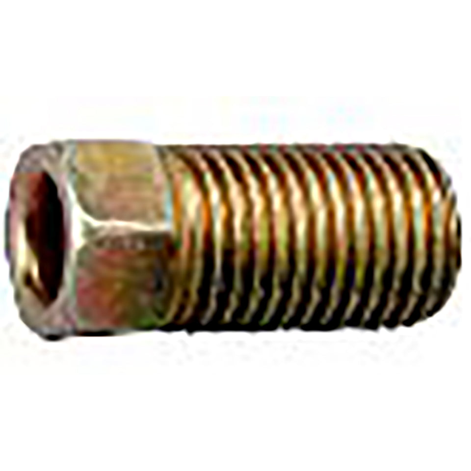 Long Standard Steel Invert Flare Tube Nut - 3/16" x 3/8" - 24 TPI - 10 Pack