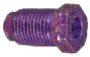Violet / Red Bubble Flare Tube Nut - 3/16" x 3/8" - 24 TPI - 10 Pack