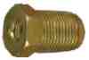 Gold Bubble Flare Tube Nut - 1/4" x 12 MM x 1.25 TPI Ford - 10 Pack