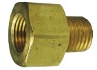 1/4 Female x 1/4 male Brass Brake Line Adapter, 5/bag
