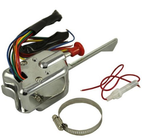 Universal Turn Signal Switch 7 Wire W/ Indicator Light & Emergency Flasher Button