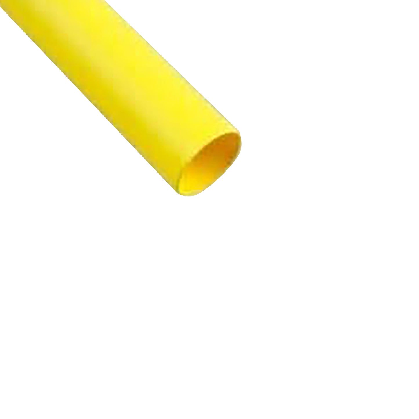 Semi-Rigid Adhesive-Lined Heat Shrink Tubing 2.5:1 Yellow 3/4" ID 4-2/0 AWG - 12" Inch 4 Pack