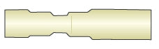 Heat Shrink & Crimp Yellow Female Bullet Connector 12-10 Gauge .195 Tab - 500 Pack