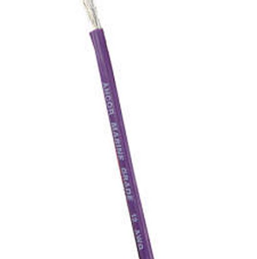 25' Coil Violet/ Purple 10 GA. Tinned Copper Marine Primary Wire USA MADE