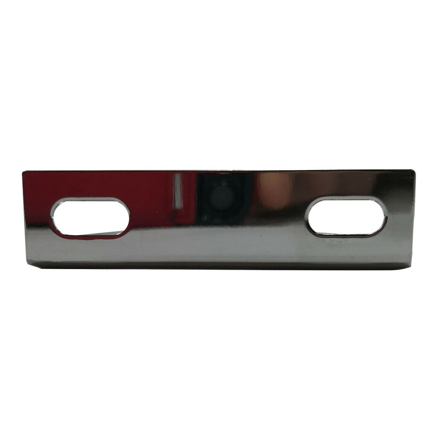 Universal Chrome Under Dash Single Gauge Mounting Panel 2-1/16 Inch Hole