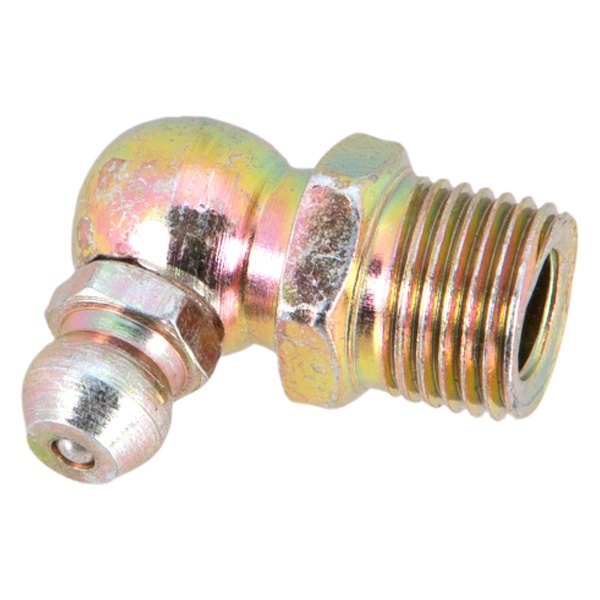 Long 90 Degree Grease Fitting - 1/8" NPT x -27 SAE - 10 Pack