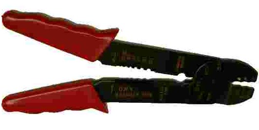 8" Wire Stripper Cutter & Crimper Tool 22-10 AWG for Non & Insulated Terminals