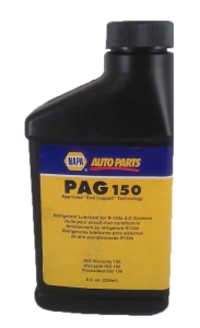 NAPA 409883 Air Conditioning Refrigerant Oil PAG 150 Oil 8 oz Lubricant for R134a A/C Systems