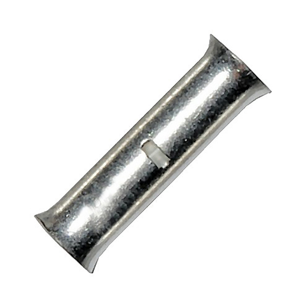 Tinned Copper Butt Splice Connectors - Crimp or Solder