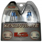 LG LITEGLOW Pair of 881 Xenon White Fog Light Bulbs 12V 27W